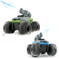 HKM-809363 Amphibious Remote Control Truck with Water Spraying Function for Indoor and Outdoor Fun
