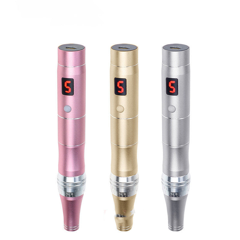 HKM-809363 Rechargeable Electric Micro-needle Instrument with LCD Display and USB Charging