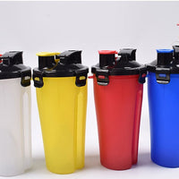 HKM-8094781 Portable Travel Pet Water and Food Dispenser Bowl - 650ml Capacity, Leak-Proof Design