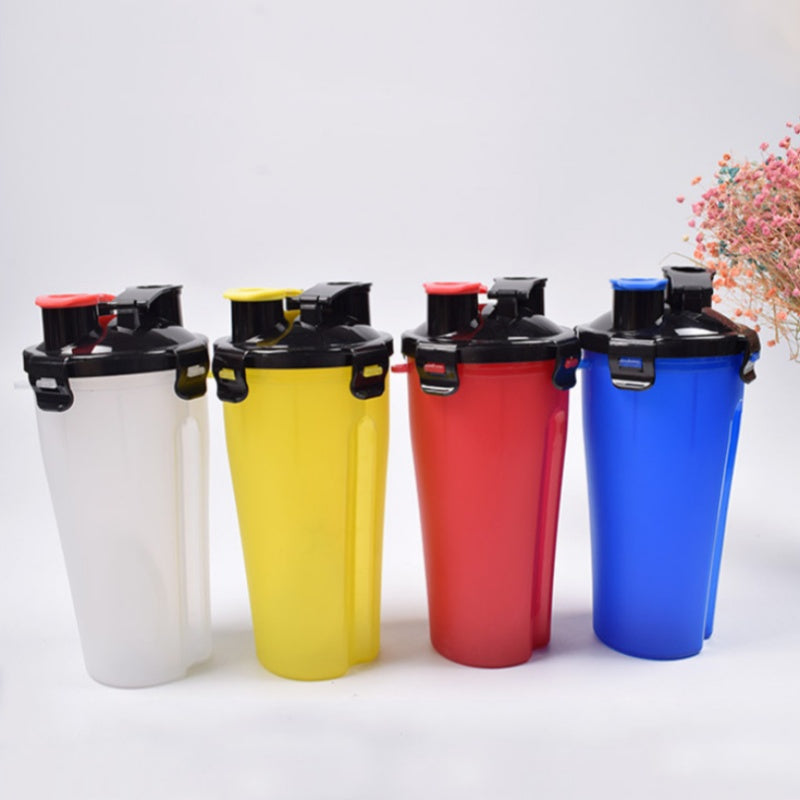 HKM-8094781 Portable Travel Pet Water and Food Dispenser Bowl - 650ml Capacity, Leak-Proof Design