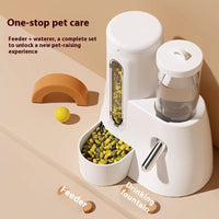 HKM-8094909 Automatic Water Feeder for Hamsters - White, Blue, Pink - Pet Tableware