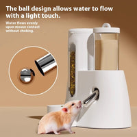 HKM-8094909 Automatic Water Feeder for Hamsters - White, Blue, Pink - Pet Tableware