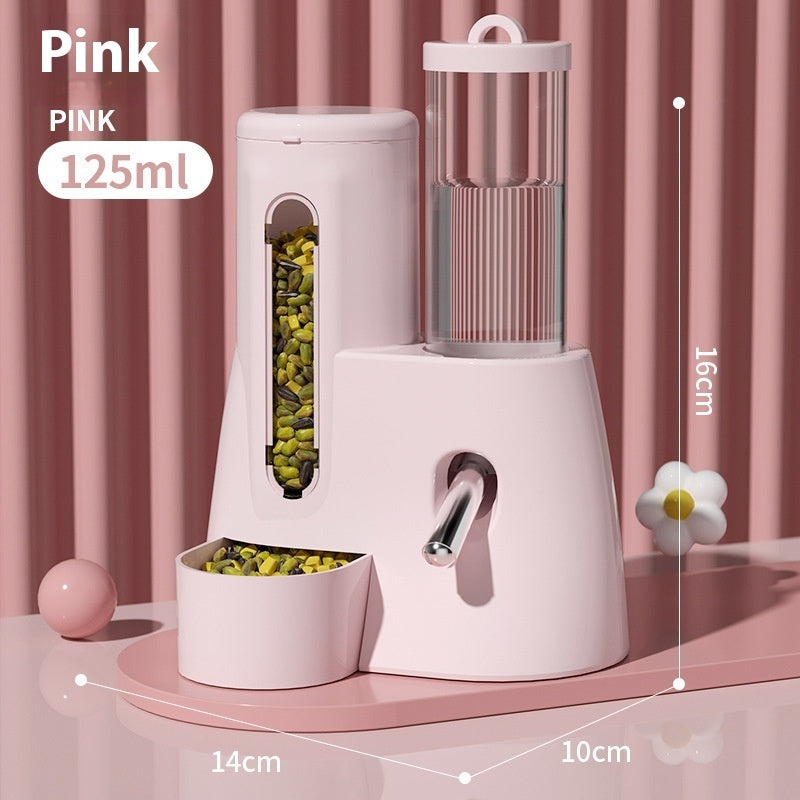 HKM-8094909 Automatic Water Feeder for Hamsters - White, Blue, Pink - Pet Tableware