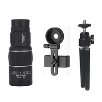 HKM-809491 16X52 High-Powered Monocular Telescope for Smartphones - Clear HD Optics with Large Eyepiece and Bright Image Quality