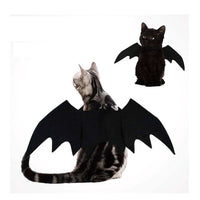 HKM-809555 Halloween Black Felt Bat Wings for Pet Decoration, 45x16cm