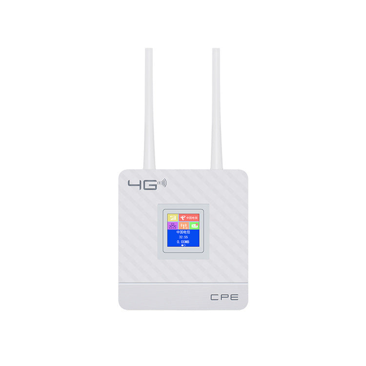 HKM-809619 4G Portable Wireless Router with SIM Card Slot, 150Mbps Wi-Fi, White Plastic, USB Interface, Ideal for Home Use