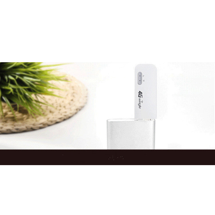 HKM-809619 4G Portable Wireless Router with SIM Card Slot, 150Mbps Wi-Fi, White Plastic, USB Interface, Ideal for Home Use