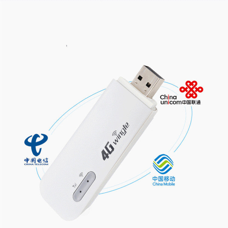 HKM-809619 4G Portable Wireless Router with SIM Card Slot, 150Mbps Wi-Fi, White Plastic, USB Interface, Ideal for Home Use