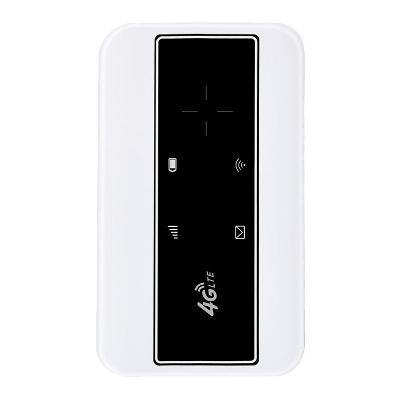 HKM-809619 4G Portable Wireless Router with SIM Card Slot, 150Mbps Wi-Fi, White Plastic, USB Interface, Ideal for Home Use