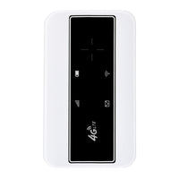 HKM-809619 4G Portable Wireless Router with SIM Card Slot, 150Mbps Wi-Fi, White Plastic, USB Interface, Ideal for Home Use
