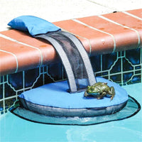 HKM-8096573 Small Animal Escape Channel for Pools and Ponds - Durable Inflatable Safety Net with Repair Kit