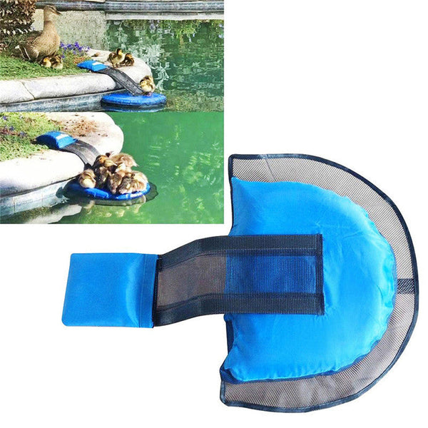 HKM-8096573 Small Animal Escape Channel for Pools and Ponds - Durable Inflatable Safety Net with Repair Kit