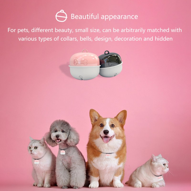 HKM-8096701 Smart Pet Locator with GPS, Wi-Fi, and LBS Tracking ¨C 650mAh, 15-Day Standby, Deep Water Resistant