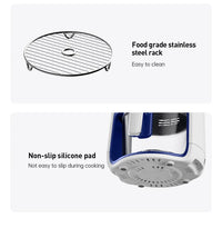 HKM-809683 Intelligent Oilless Air Fryer with Multi-functional Glass Design and Visible Cooking Chamber