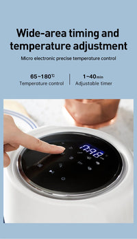 HKM-809683 Intelligent Oilless Air Fryer with Multi-functional Glass Design and Visible Cooking Chamber