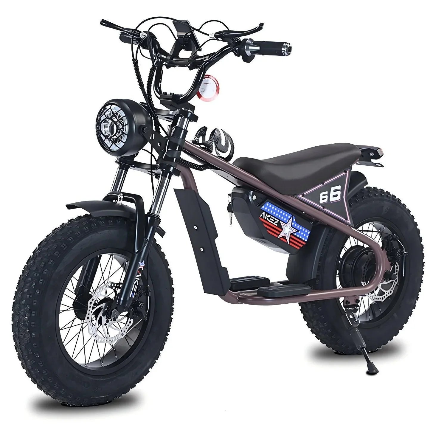 HKM-809875 16 Inch Electric City Bike for Kids with 350W Motor and Lithium Battery, Lightweight Mountain Hybrid Bicycle