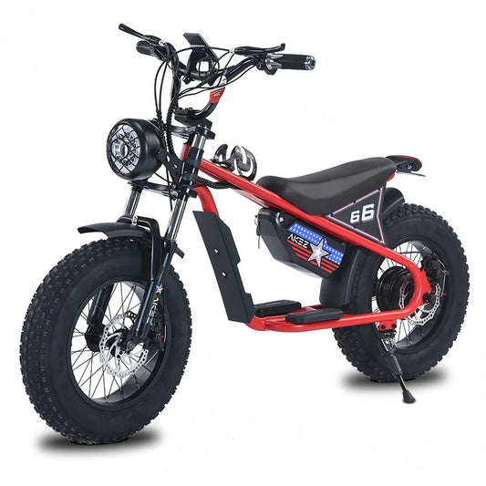 HKM-809875 16 Inch Electric City Bike for Kids with 350W Motor and Lithium Battery, Lightweight Mountain Hybrid Bicycle