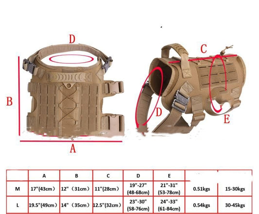 HKM-8098877 Outdoor Dog Coat Vest – Nylon, Multiple Colors and Size Options with Accessories