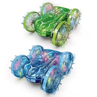 HKM-809939 2.4G Amphibious Remote Control Car with Waterproof Design, Colorful Lights, and 360° Stunt Rotation
