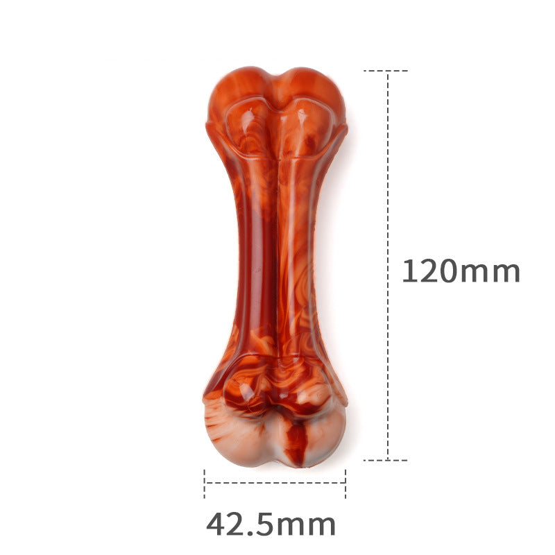 HKM-8099517 Bite-Resistant Rubber Dog Chew Toy with Meat Aroma – Available in Large, Medium, and Small Sizes