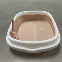 HKM-8100157 Spacious Low-Sided Cat Litter Box for Easy Access and Cleaning