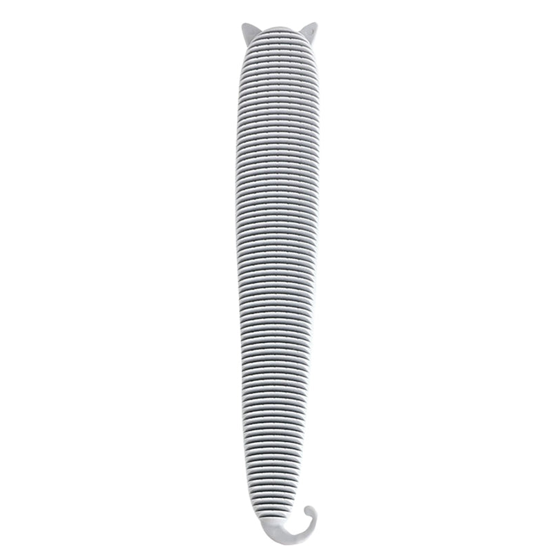 HKM-8100285 Durable Dual-Purpose Pet Comb for Cats with Simulated Cat Tongue Design in Pink and Grey