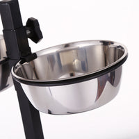 HKM-8100669 Adjustable Stainless Steel Dog Bowl - Multiple Sizes Available (18CM to 28CM)