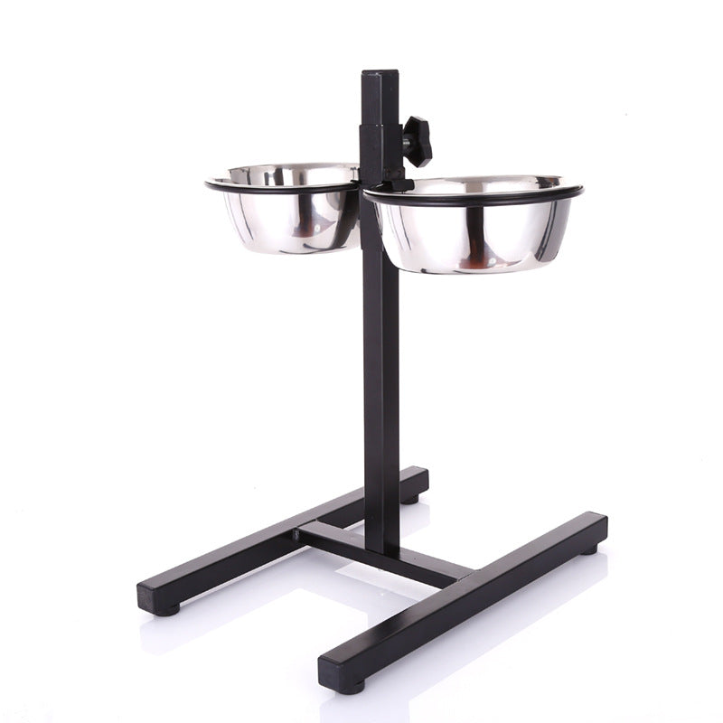 HKM-8100669 Adjustable Stainless Steel Dog Bowl - Multiple Sizes Available (18CM to 28CM)