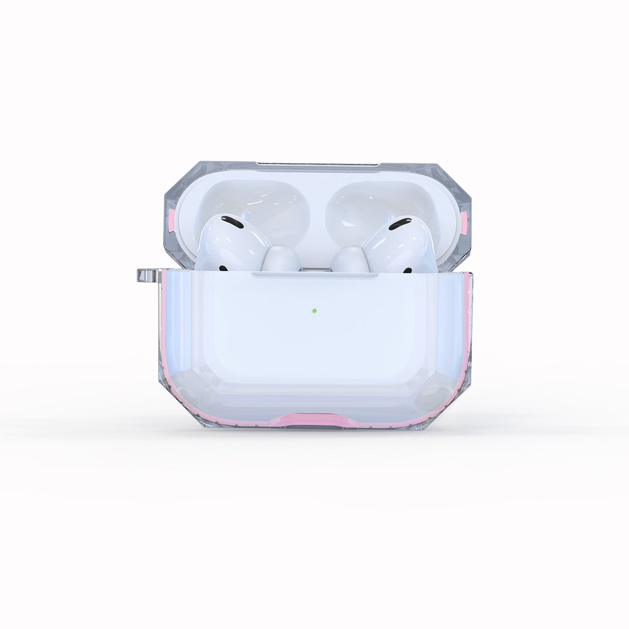 HKM-810131 TPU Protective Cover for AirPods 1, AirPods 2, and AirPods Pro - Simple Transparent Design
