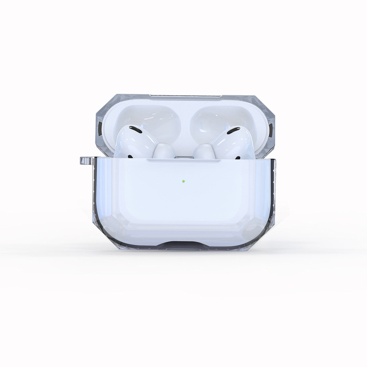 HKM-810131 TPU Protective Cover for AirPods 1, AirPods 2, and AirPods Pro - Simple Transparent Design