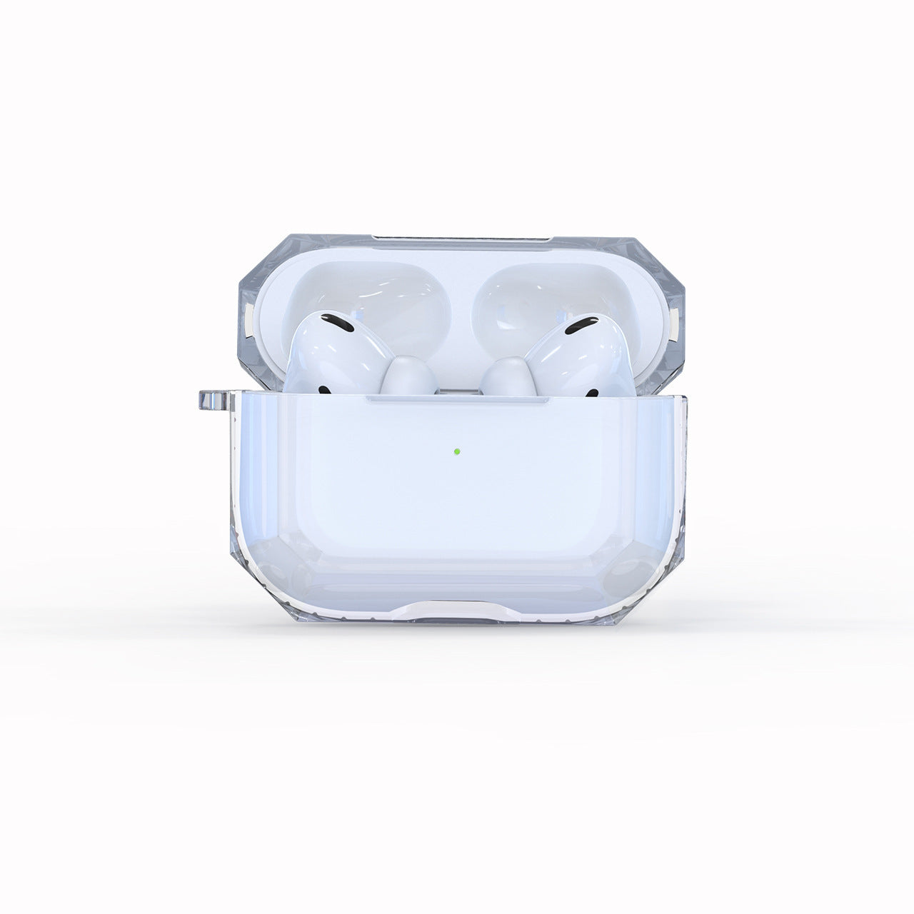 HKM-810131 TPU Protective Cover for AirPods 1, AirPods 2, and AirPods Pro - Simple Transparent Design