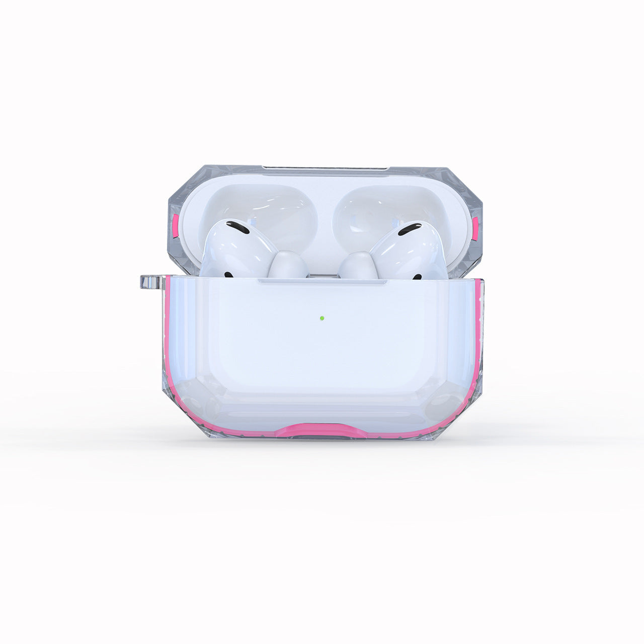 HKM-810131 TPU Protective Cover for AirPods 1, AirPods 2, and AirPods Pro - Simple Transparent Design