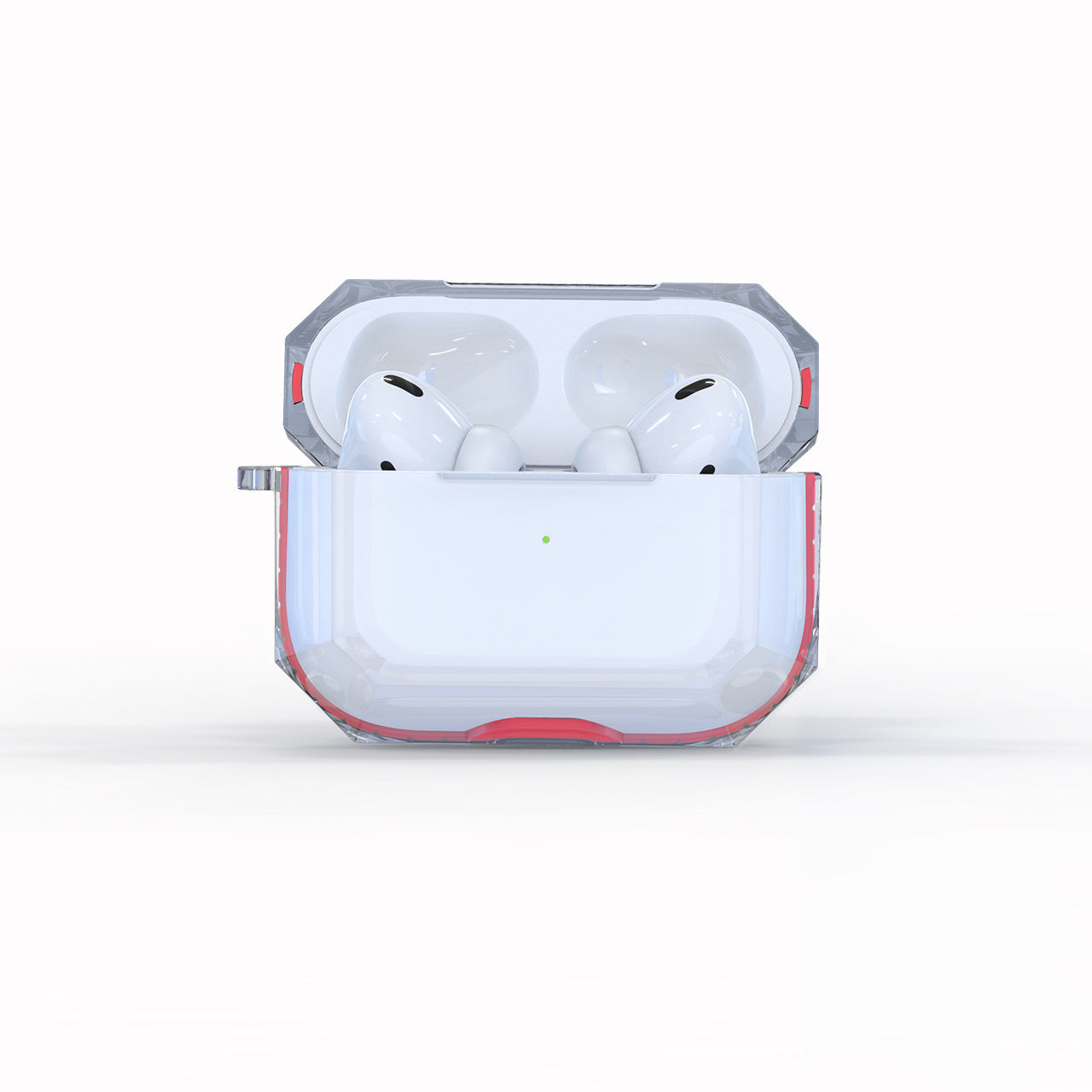 HKM-810131 TPU Protective Cover for AirPods 1, AirPods 2, and AirPods Pro - Simple Transparent Design