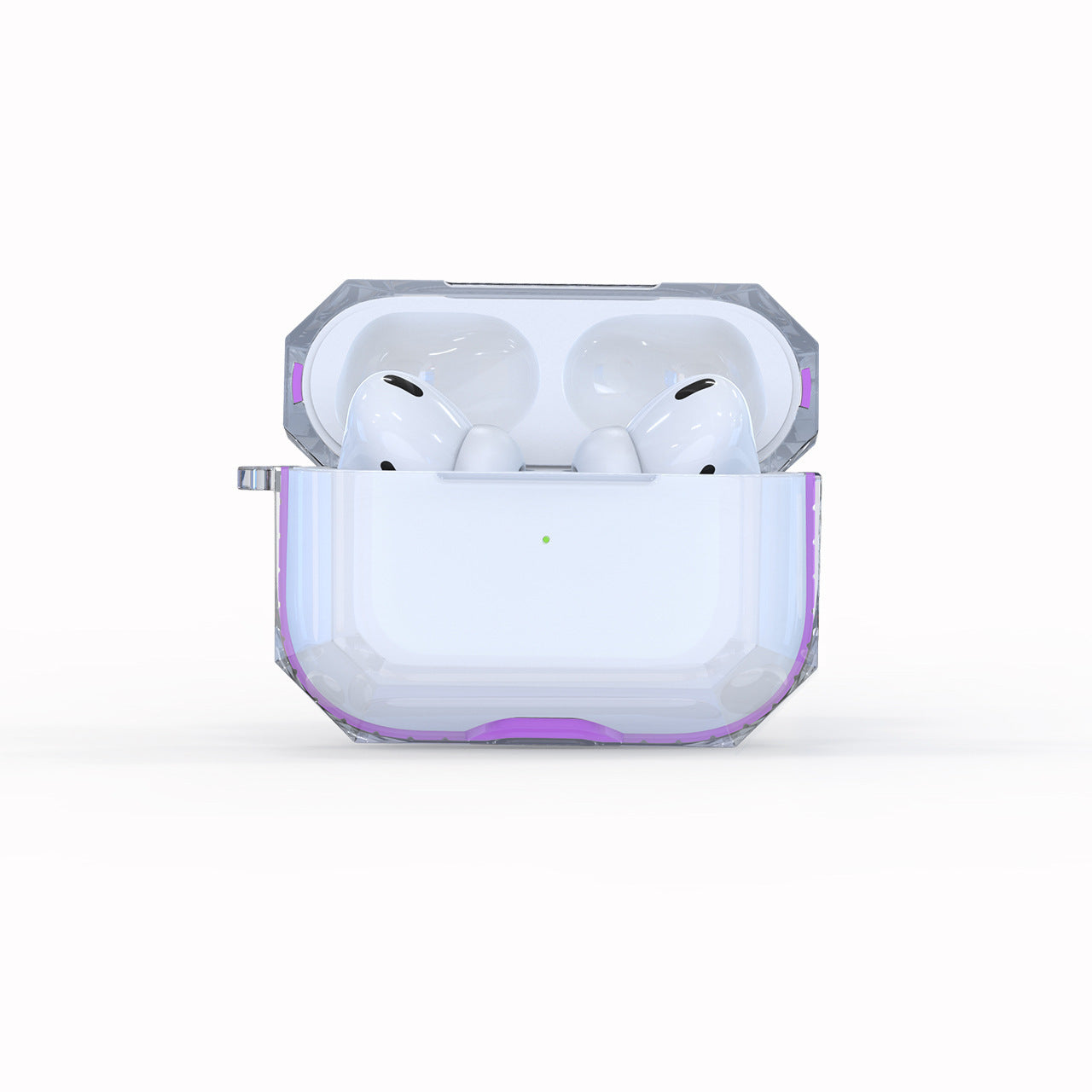 HKM-810131 TPU Protective Cover for AirPods 1, AirPods 2, and AirPods Pro - Simple Transparent Design