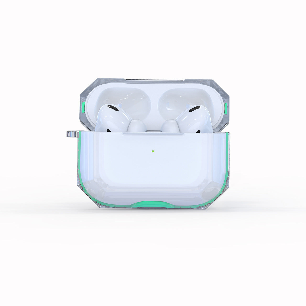 HKM-810131 TPU Protective Cover for AirPods 1, AirPods 2, and AirPods Pro - Simple Transparent Design