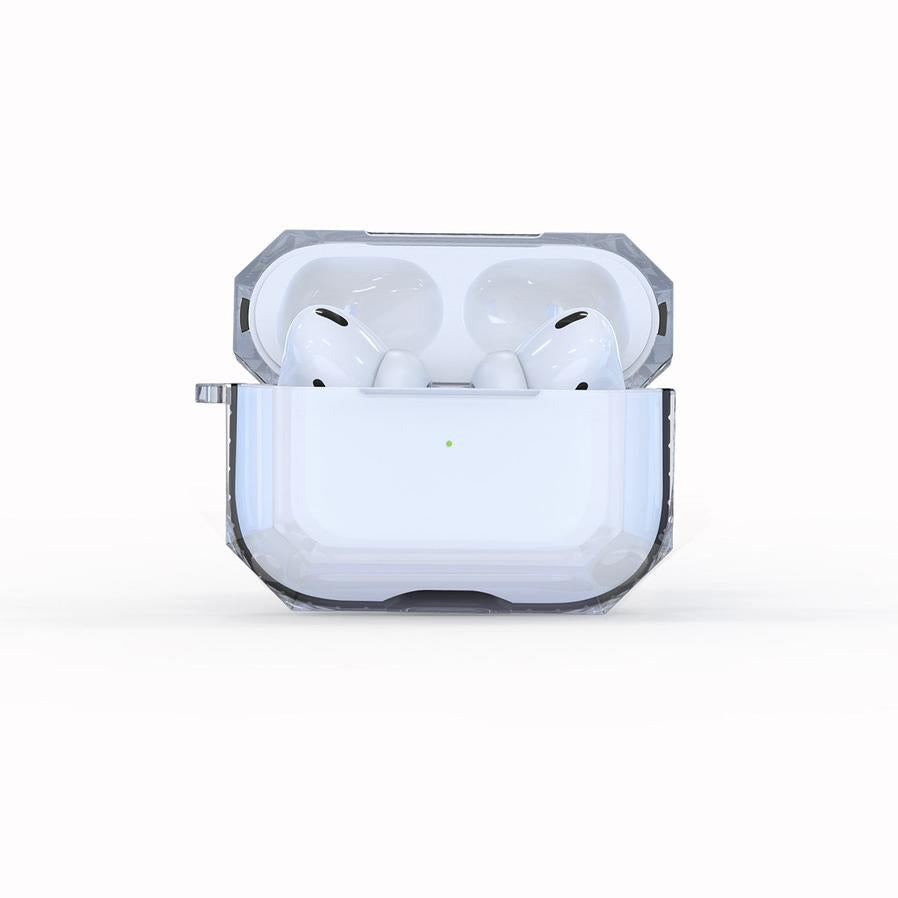 HKM-810131 TPU Protective Cover for AirPods 1, AirPods 2, and AirPods Pro - Simple Transparent Design