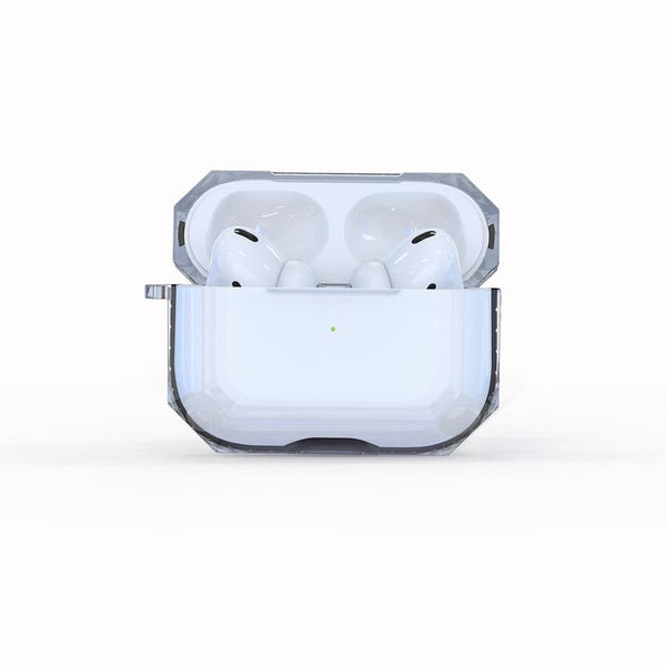 HKM-810131 TPU Protective Cover for AirPods 1, AirPods 2, and AirPods Pro - Simple Transparent Design