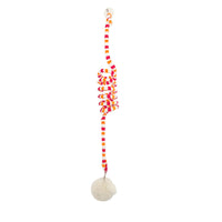 HKM-8101949 Kittens' Fun Spring Toy with Bell and Inflatable Ball – Suction Cup Design for Door Hanging