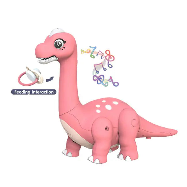 HKM-810195 Interactive Cartoon Dinosaur Voice-Controlled Crawler Toy for Kids - Musical Educational Dino Toy