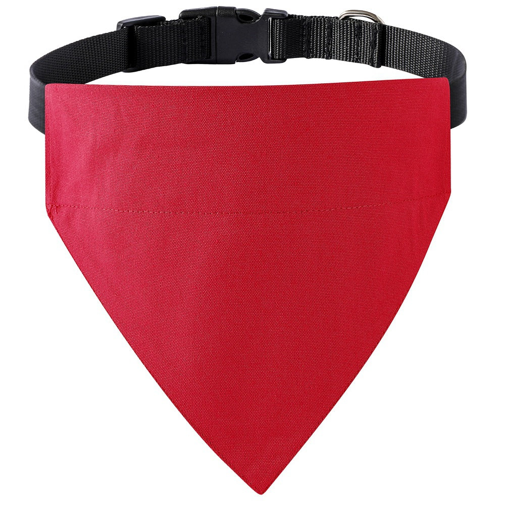 HKM-8102077 Cotton Dog Triangular Scarf for All Seasons - Multicolor Design, Perfect for Any Occasion