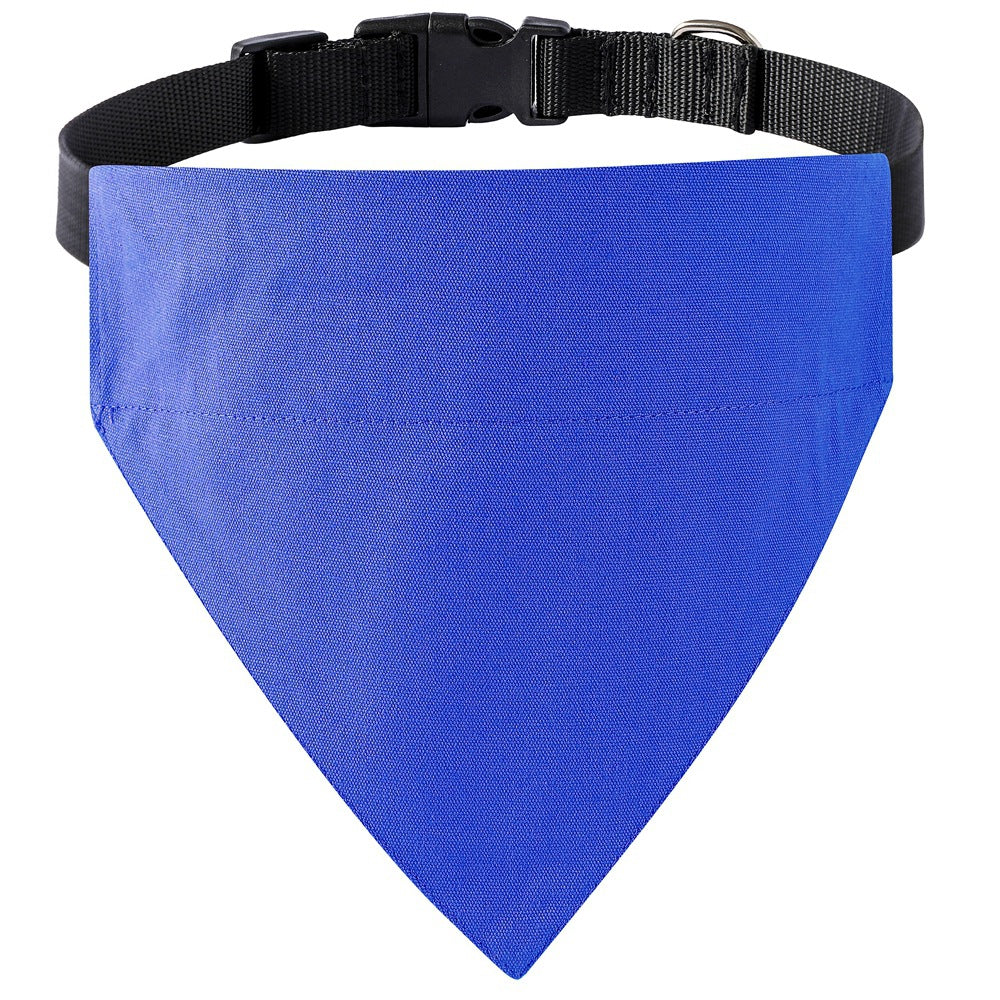 HKM-8102077 Cotton Dog Triangular Scarf for All Seasons - Multicolor Design, Perfect for Any Occasion