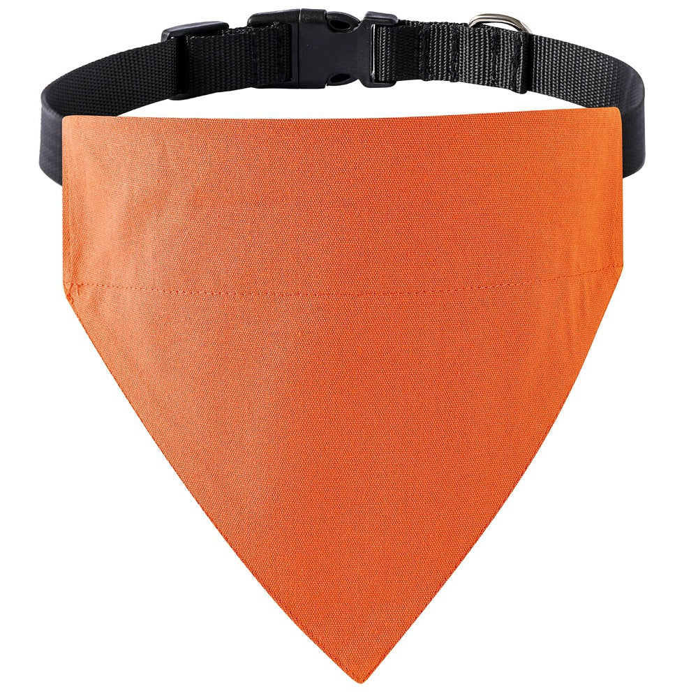 HKM-8102077 Cotton Dog Triangular Scarf for All Seasons - Multicolor Design, Perfect for Any Occasion