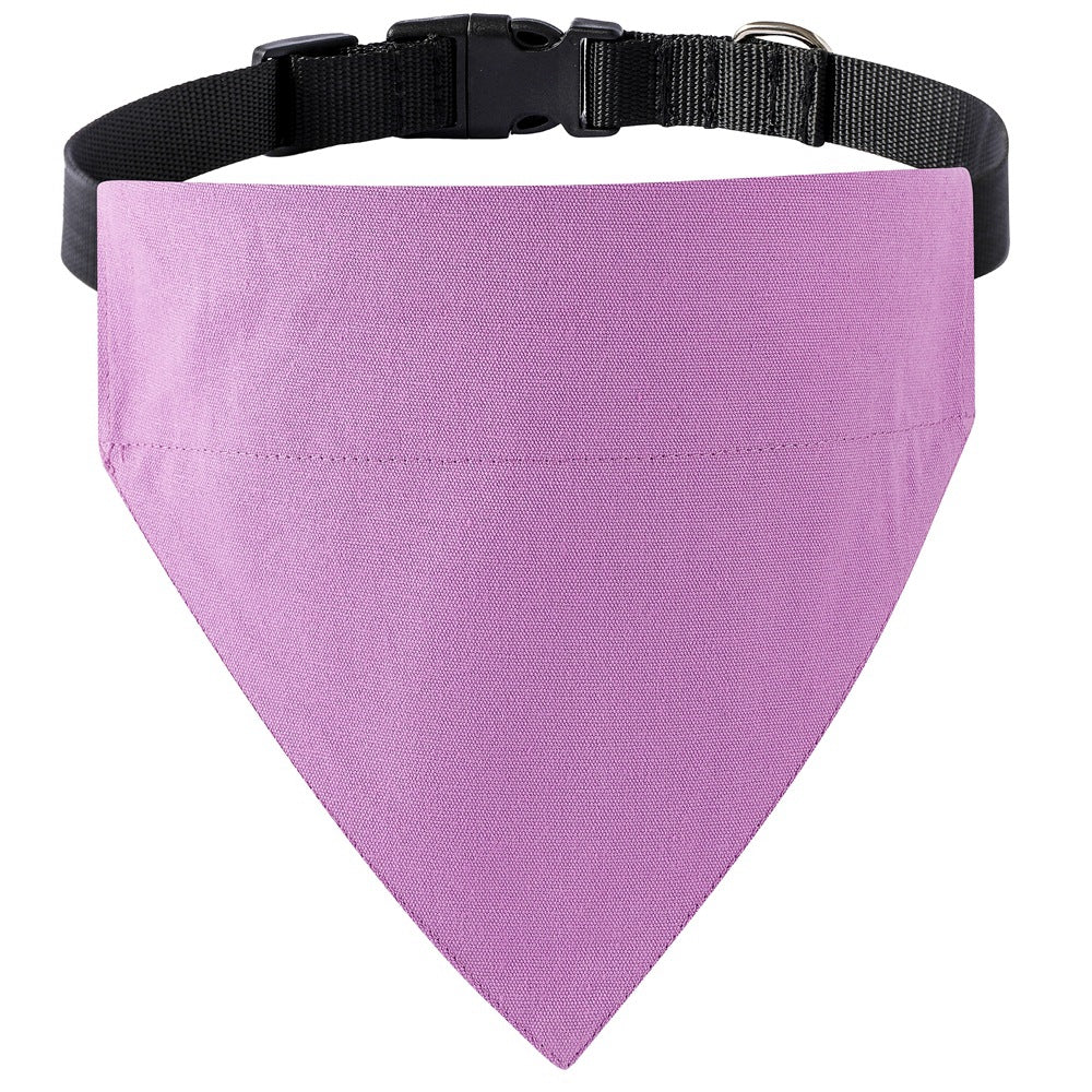 HKM-8102077 Cotton Dog Triangular Scarf for All Seasons - Multicolor Design, Perfect for Any Occasion