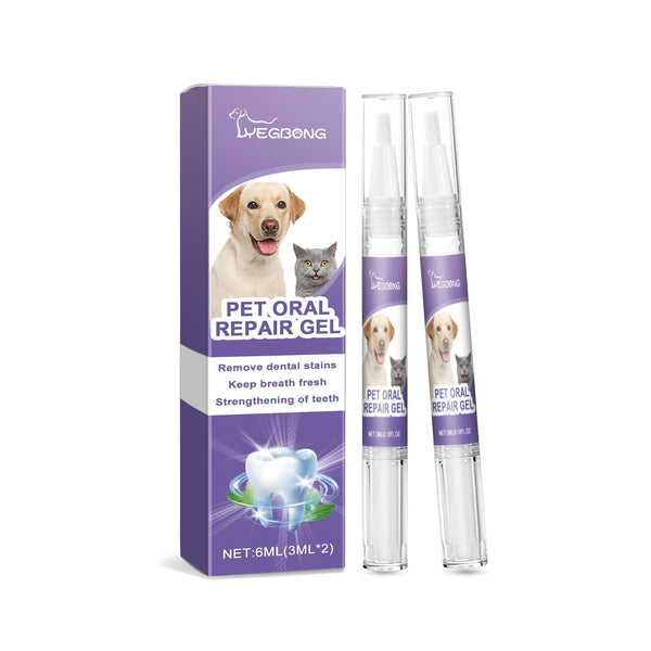 HKM-8102333 Pet Oral Repair Gel with Natural Extracts ¨C 6ml (2 Pack) & Pet Shampoo