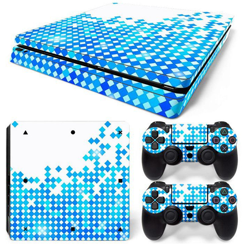 HKM-810259 Full Body Vinyl Skin for PS4 Slim - Eco-Friendly, Non-Toxic Air Guide Sticker