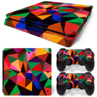 HKM-810259 Full Body Vinyl Skin for PS4 Slim - Eco-Friendly, Non-Toxic Air Guide Sticker
