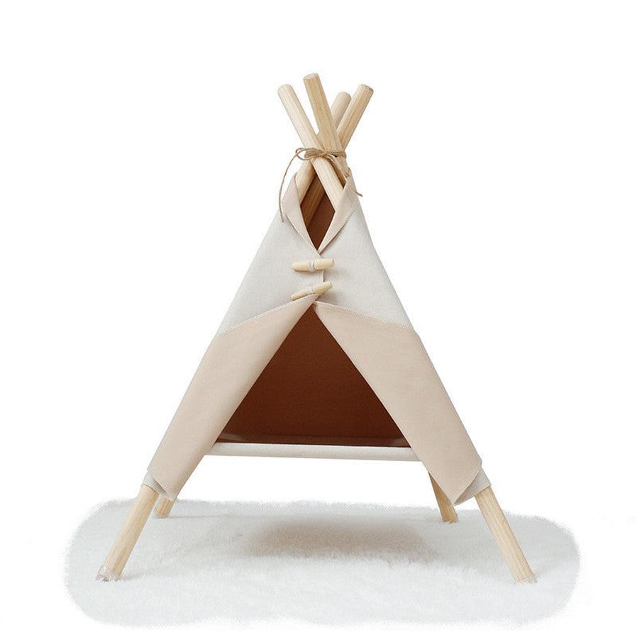 HKM-810259 Stylish Cloth Cat and Dog Tent Bed Frame - Cozy Pet Nest in Multiple Colors