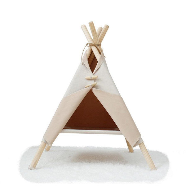 HKM-810259 Stylish Cloth Cat and Dog Tent Bed Frame - Cozy Pet Nest in Multiple Colors