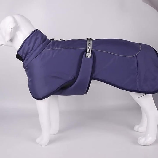 HKM-8102845 Autumn Large Dog Cloak - Warm Thickened Pet Clothing in Multiple Colors and Sizes