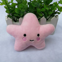 HKM-8103101 Plush Star Teething Toy with Sound, Soft Stuffed Toy for Infants